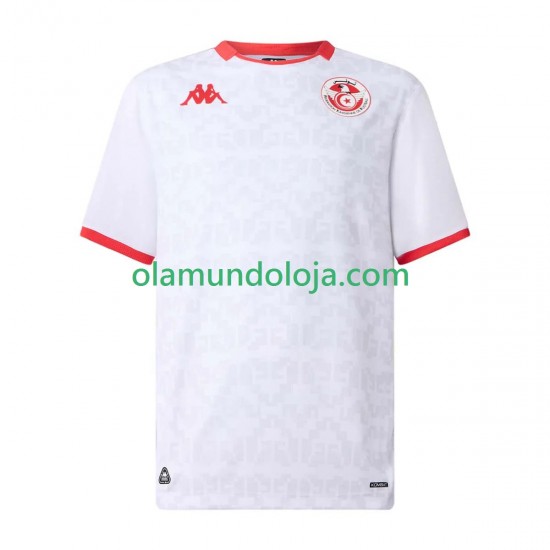 Camisola Tunísia Homem Equipamento Segundo 2025 Manga Curta